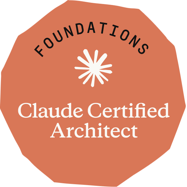 Claude Certified Architect (Foundations) badge
